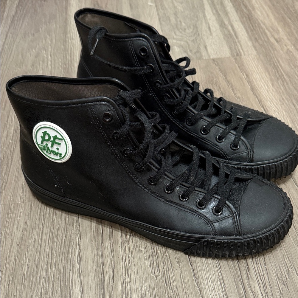 P.F. Flyers Black High-Top Sneakers